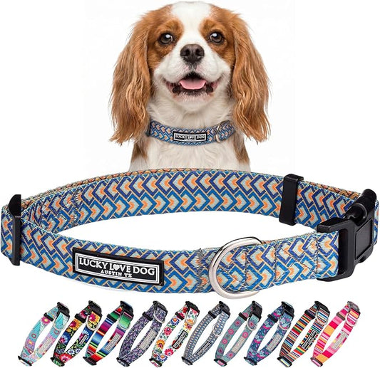 Lucky Love Dog Collars, Comfortable, Soft, Cute Dog Collar for SmallDogs, Murphy, Small