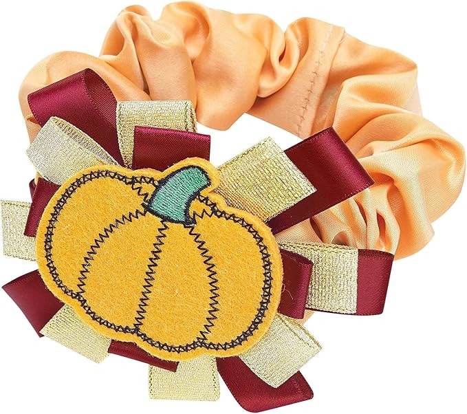 Blueberry Pet Thanksgiving Fall Charm Pumpkin Dog Collar Cover, Festive Accessory for Small to Large Dog Collars, Perfect for Dog Lovers & Family Photos, Puppy Collar Enthusiasts
