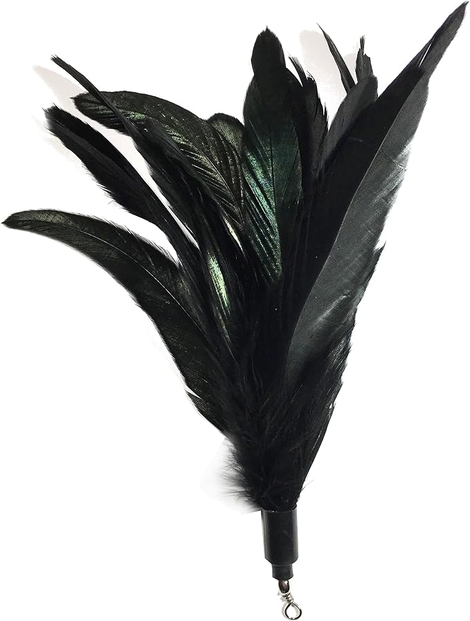 Pet Fit for Life 7 Piece - Plus Bonus - Replacement Feathers and Soft Furry for Interactive Cat and Kitten Toy Wands…