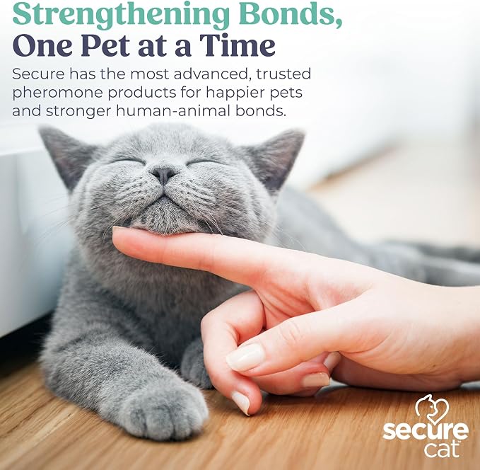 SIGNS SecureCat Pheromone Home Stick Diffuser Refill, Provides 30 More Days of Natural Support for an Environment of Calm and Well-Being, Helping Relieve Any Feeling of Anxiety and Stress