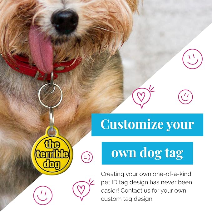 Pennsylvania Flag - Custom Pet ID Tag for Dogs and Cats - Dog Tag Art - SMALL SIZE