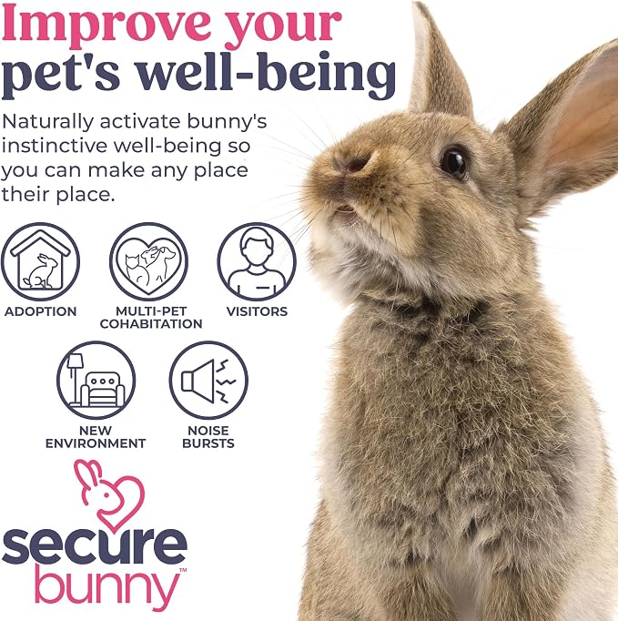 SIGNS SecureBunny Pheromone Home Stick Diffuser 30-Day Starter Kit, Passive Diffuser Naturally Supports Calm and Well-Being Helping Relieve Any Feeling of Anxiety or Stress