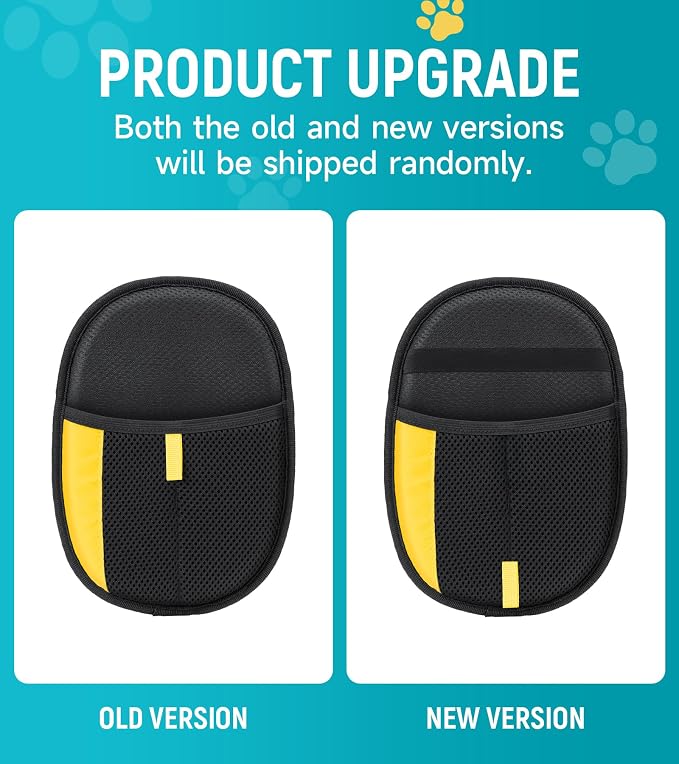 Pet Hair Removal Glove for Dogs & Cats - Upgraded Reusable Electrostatic Pet Hair Glove, Pet Hair Remover Tool for Laundry, Couch, Carpet & Car Seat, Gentle Grooming Mitt