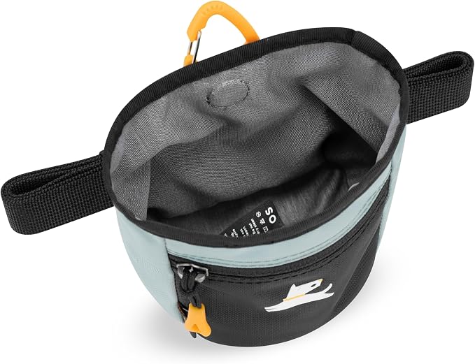 Goodie Treat Bag, Dog Treat Training Pouch | Magnetic Closure | 3 Ways to Wear | Hands-Free Waist Belt | Water-Resistant Recycled Vegan Fabric (St. Lucia)