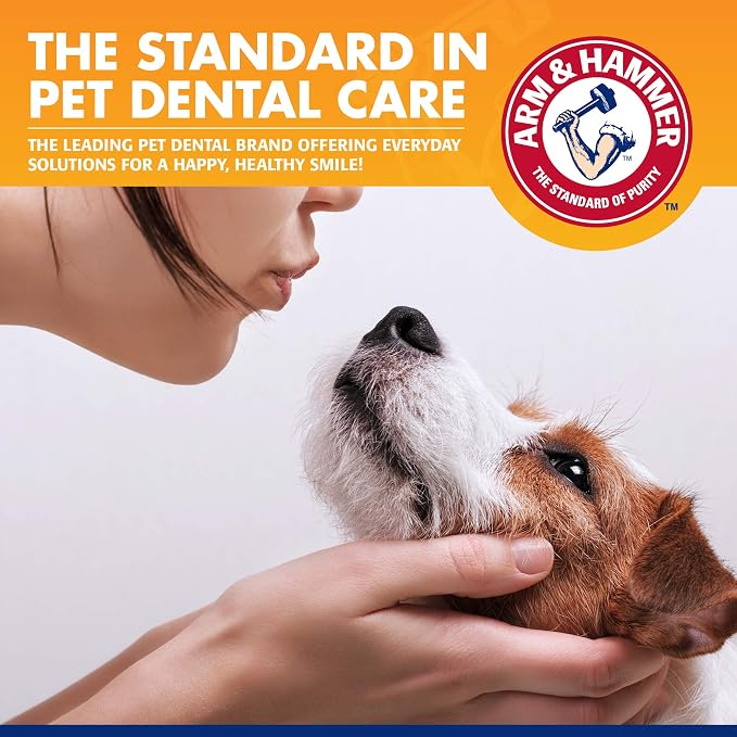 Arm & Hammer for Pets Tartar Control Dental Training Kit for Puppies, Includes Dog Toothbrush, Toothpaste & Fingerbrush for Puppy Dental Health, Vanilla Ginger Flavor, 0.84 Oz