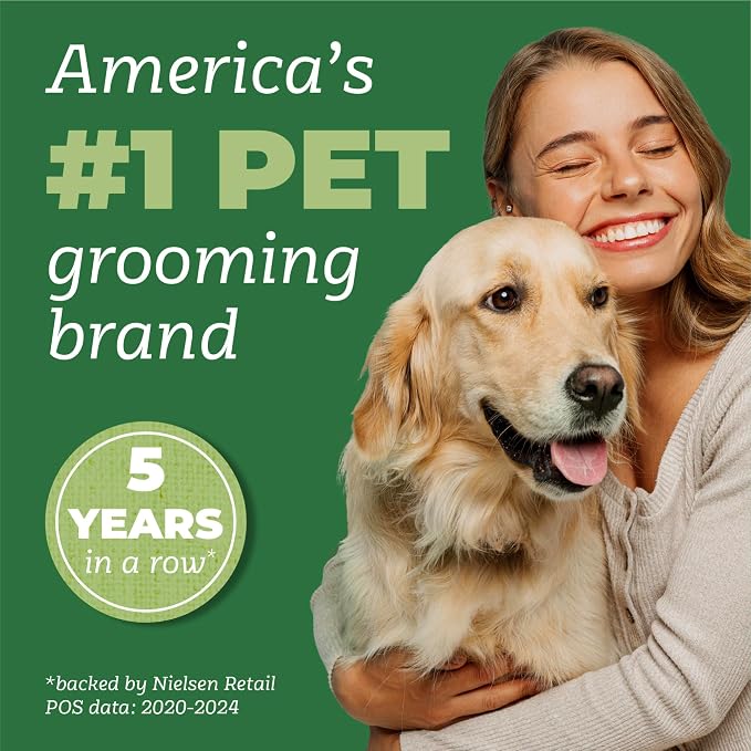 TropiClean Pure Deshedding Dog Shampoo, Sweet Meadow Scent, 22oz