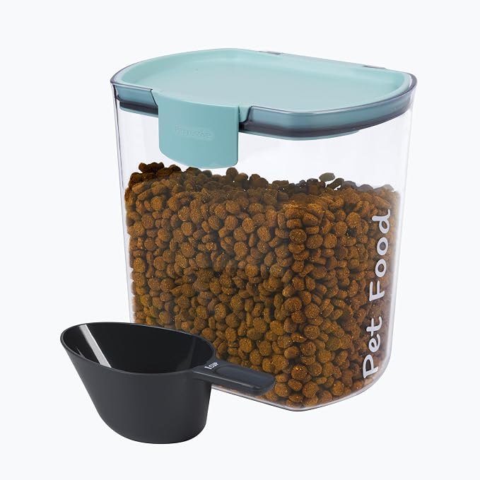 ProKeeper by Progressive Pet Food Storage Collection – Airtight Containers for Dog and Cat Food & Treats – Silicone Seal, Stackable, Dishwasher Safe (4.4 Quart Pet Food Keeper)