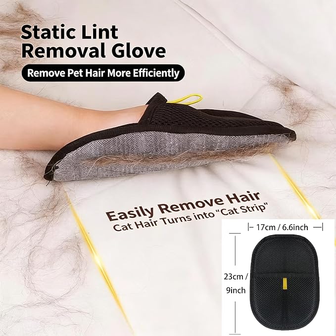 3 PCS Self Cleaning Slicker Brush for Dogs, Cats, Pet Grooming Combo Deshedding Grooming Massaging Tool Undercoat Shedding Haired Pets Hair Removal Glove