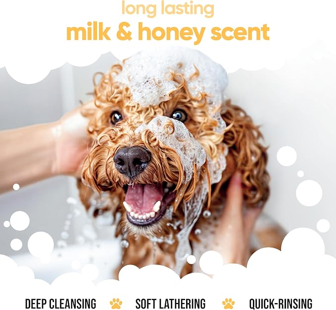 Buddycare - Dog Shampoo - Itch Relief - Milk & Honey - 500ml (16.90oz)