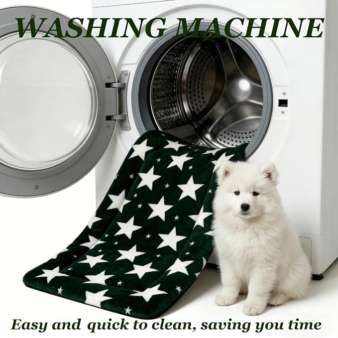 Dog Bed Mat - Reversible Dog Crate Bed Mats, Soft & Breathable Kennel Pad, Durable Crate Bed for Small Medium Large Dogs & Cats