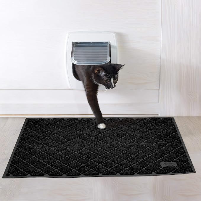Niubya Premium Cat Litter Mat, 47" Long x 35" Wide, Extra Large Size, Waterproof and Non-Slip Design, Gentle on Paws, Easy to Clean