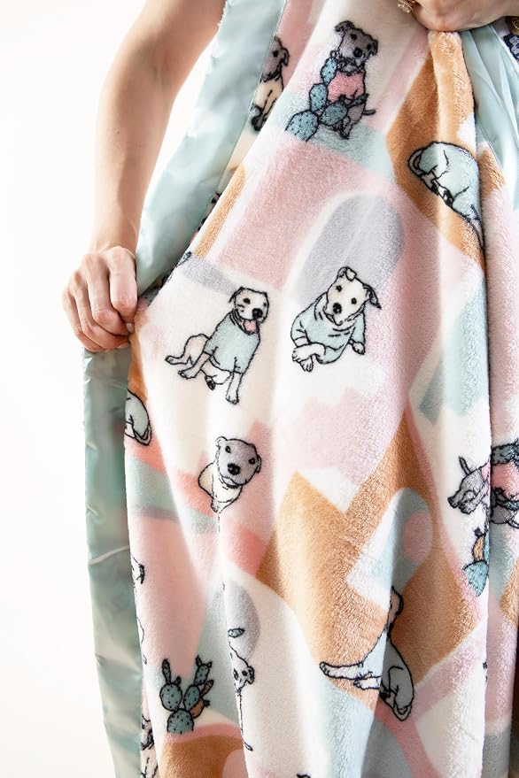 Darren & Phillip Rescue Ranch Blanket - Ultra-Soft Blankets Made with Plush Fleece - Perfect as a Dog Bed Blanket or for Cuddling with Your Pup - Ultra-Snuggly Blankets for Dogs & Humans