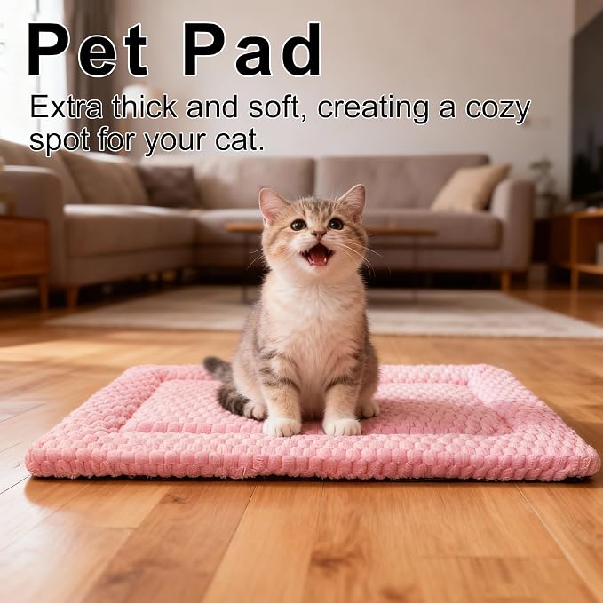 Dog Bed Mat – Soft & Comfortable Dog Kennel Pad for Crate – Durable Crate Bed & Mat for Dogs & Cats