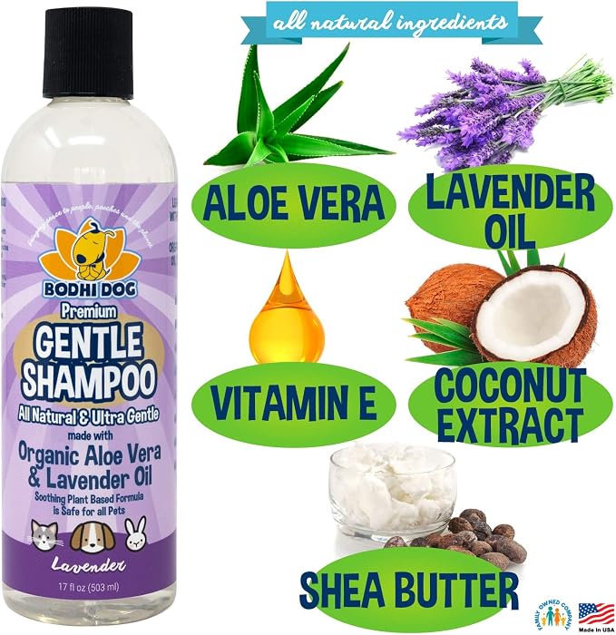 Puppy Shampoo, Tearless & Extra Gentle for Sensitive Skin, Made in USA 17oz