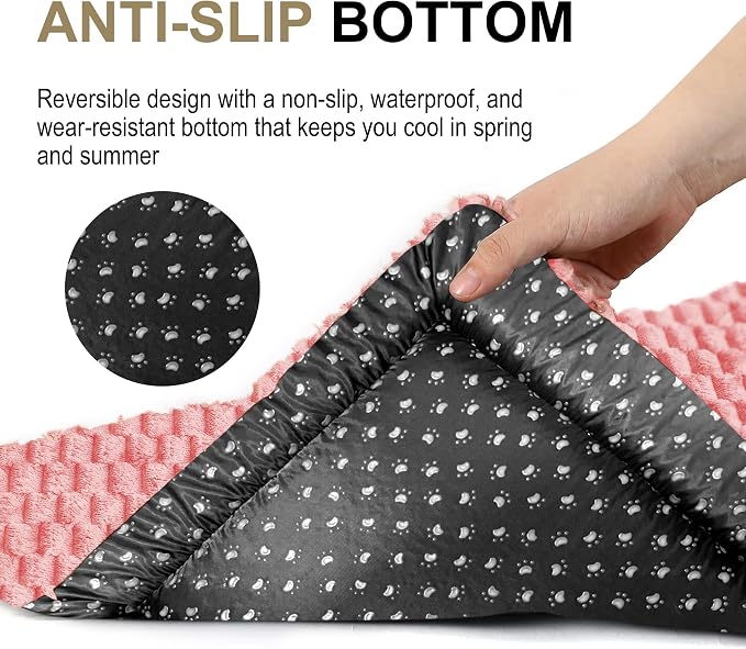 Dog Bed Mat – Soft & Comfortable Dog Kennel Pad for Crate – Durable Crate Bed & Mat for Dogs & Cats – Ideal for Crate, Kennel, and Home Use