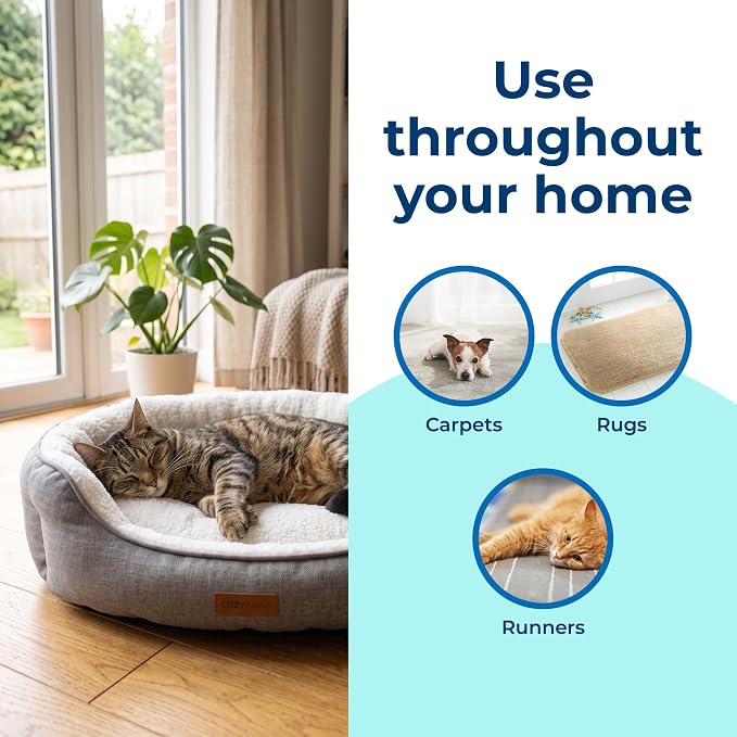 Carbona 2-in-1 Oxy-Powered Pet Stain & Odor Remover (13.5 Fl Oz), Carpet Spot Cleaner Removes Urine Odor, Lifts Mud & Vomit Stains, Prevents Resoiling
