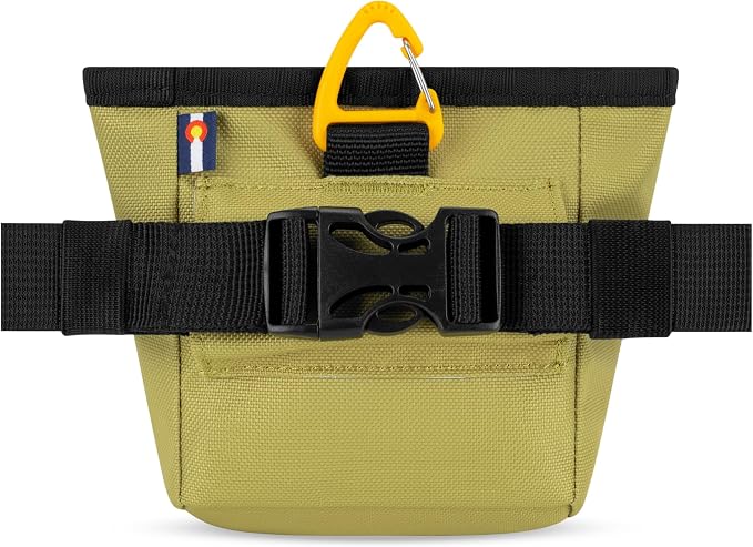 Goodie Treat Bag, Dog Treat Training Pouch | Magnetic Closure | 3 Ways to Wear | Hands-Free Waist Belt | Water-Resistant Recycled Vegan Fabric (Alchemy)