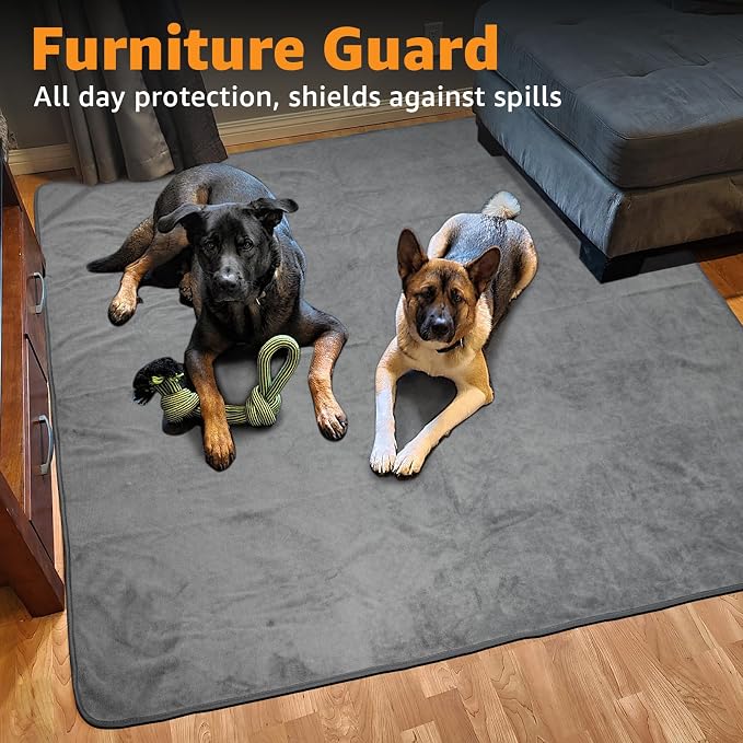 Washable Dog Pee Pads, 34x52, Absorbent, Waterproof, Reusable Whelping Pads | Non-Slip, Dog Mats for Puppy Training, Whelping, Potty, Playpen, Crate, Incontinence, Housebreaking