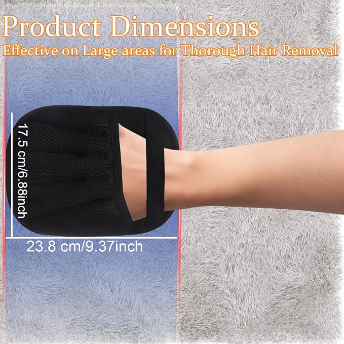 Pet Hair Removal Glove for Dogs and Cats, 3PCS Upgrade Reusable Electrostatic Gloves for Deshedding, Washable Cat Grooming Brush Five-Finger Magic Gloves for Clothing Carpet Sofa Car Seat