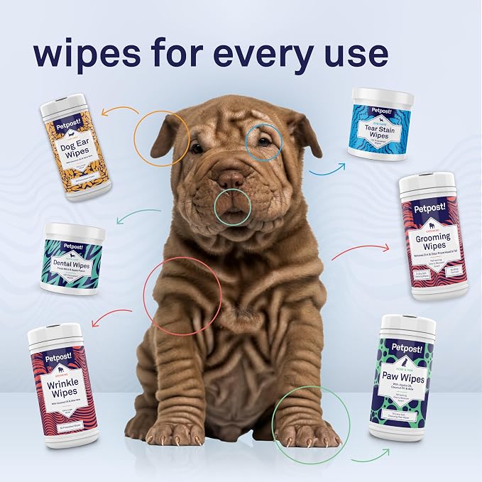 Petpost | Cat Ear Cleaner Wipes - Ultra Soft Cotton Pads in Coconut Oil Solution - Treatment for Removing Cat Ear Dirt & Wax 100 ct.