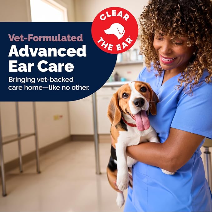 Vetnique Oticbliss Medicated Ear Drops for Dogs & Cats, Infection & Allergy (Allergy Ear Drops) | Medicated Otic Drops in Two Formulas, MicroSilver BG for Infection & 1% Hydrocortisone With Chitosan for Allergy Itch Relief