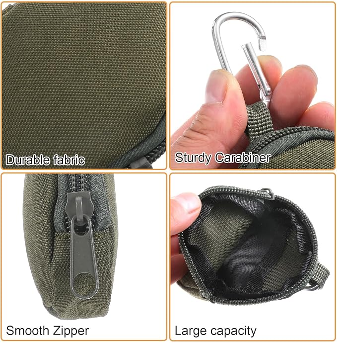 3Pcs Portable Dog Treat Pouches, Dog Training Reward Pouch | Reusable Dogs Treats Container with Zipper Closure for Pet Dogs Travel or Outdoor Use