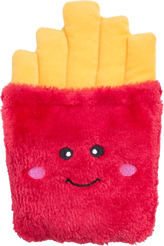 ZippyPaws NomNomz - Dog Squeaky Toys to Keep Them Busy, Funny Food Plush for Small & Medium Dogs, Cute Stuffed Puppy Toy, Pet Products, Gift for Dogs of All Breeds, Soft and Cuddly - Fries