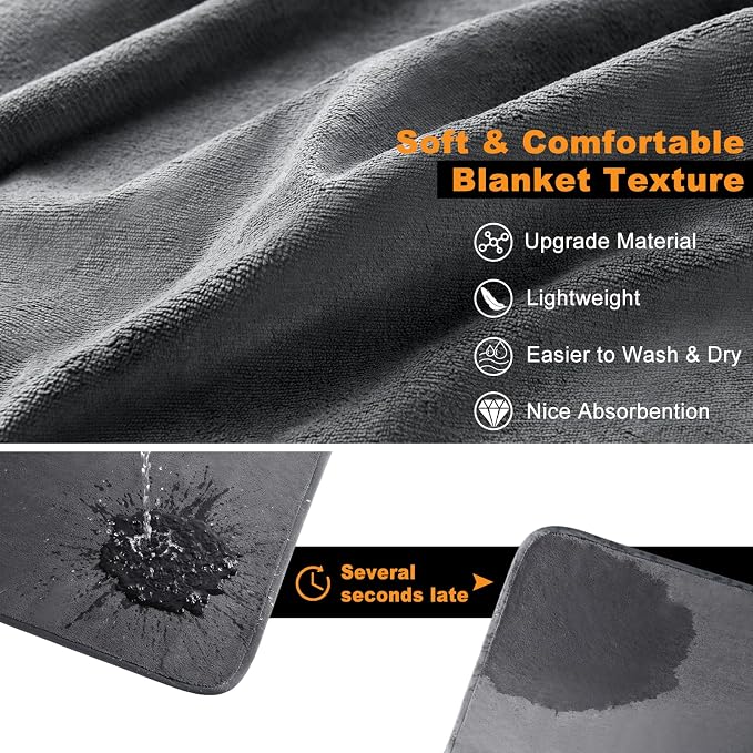 Dog Pee Pads Washable, 2 Pack Dog Training Pads with Non-Slip Bottom, 31x36 | Waterproof, Fast Dry, Reusable Playpen Mat, Floor Mat for Puppy, Dog Training, Senior Dog Incontinence, Housebreaking