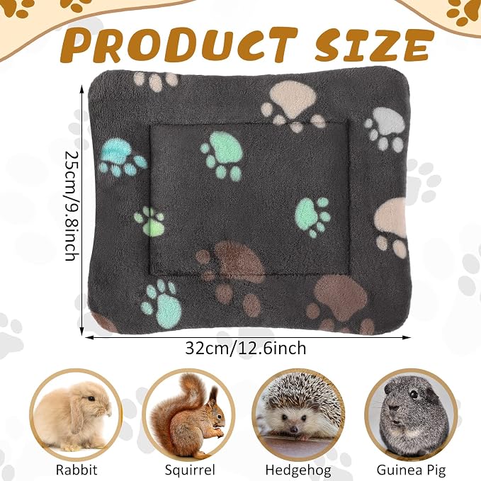 4 Pack Soft Pet Bed Mat Small Dog Crate Fleece | Tuanse Soft Pet Beds Mat Small Dog Crate Fleece,13 X 10 Inches,Black