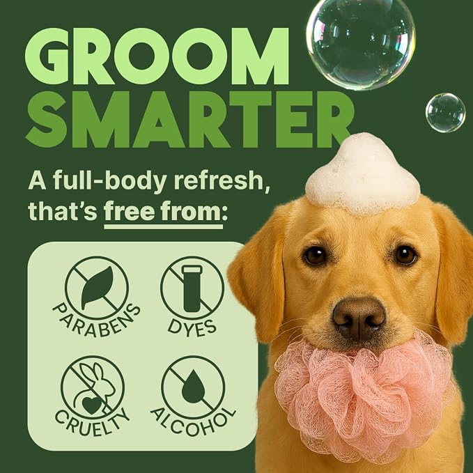TropiClean Deodorizing Dog Shampoo for Smelly Dogs, Made in USA, 20oz