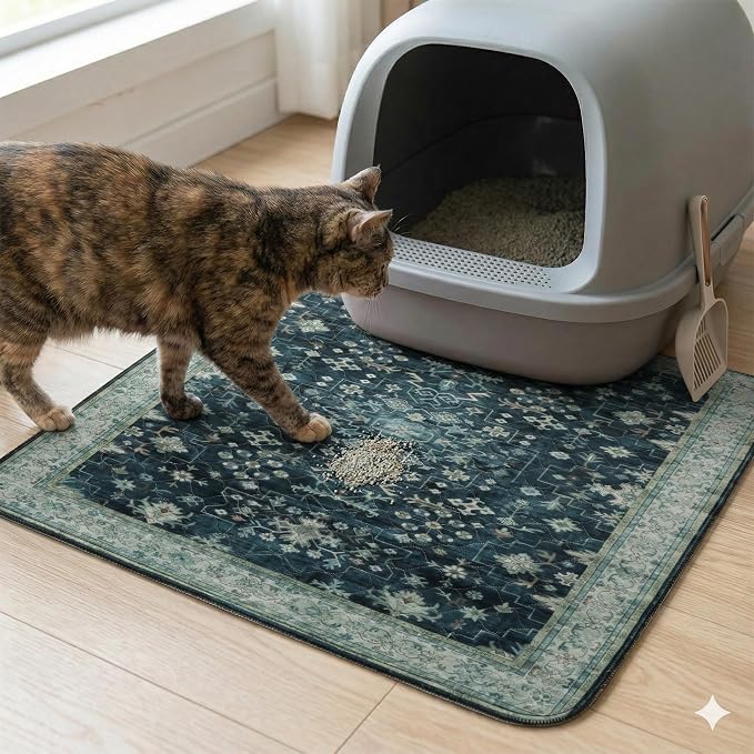 PUPIBOO Washable Pee Pads for Cats & Dogs - Super Absorbent Reusable Cat Litter Mat & Puppy Training Pad - 100% Waterproof, Leak-Proof & Non-Slip Whelping Pads for Pet Housebreaking