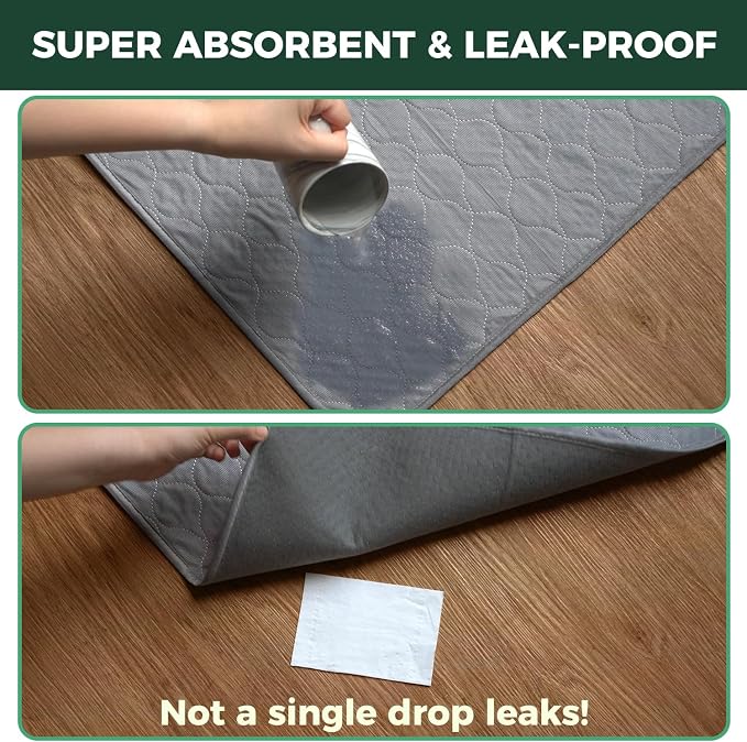 FXW Washable Pee Pads for Dogs, Super Absorbent, 71" Square, 1 Pack | Machine washable, Non-slip backing, Fits 32"H 8-Panel FXW Rollick/Homeplus Playpens