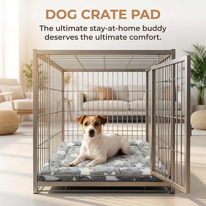 Dog Bed Mat - Reversible Dog Crate Bed Mats, Soft & Breathable Kennel Pad, Durable Crate Bed for Small Medium Large Dogs & Cats