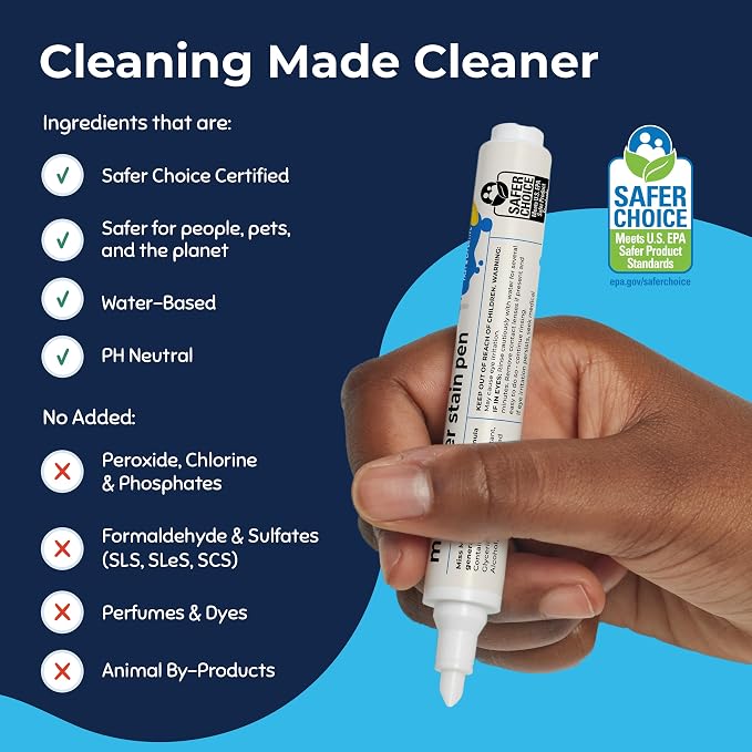 Miss Mouth's Messy Eater Stain Remover Pen, On-The-Go Travel, 2 Pack | Instant Stain Remover Pen, Newborn & Baby Essentials, On-The-Go & Travel Essentials
