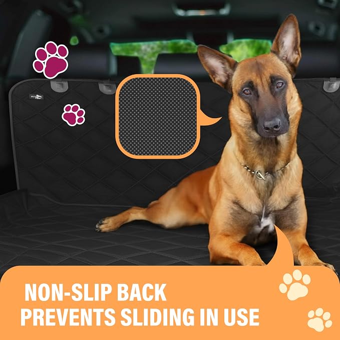 Active Pets Cotton SUV Cargo Liner for Dogs, Durable Non Slip Vehicle Seat Cover, Protects Against Dirt & Fur, Pet Cargo Liner for SUV & Trucks, Large Size Trunk Cover for Dogs Universal Fit - Blue