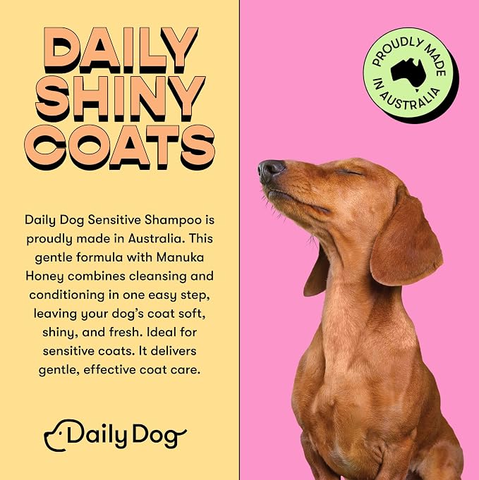 Sensitive Shampoo - Dog Shampoo For Itchy Skin, Hypoallergenic 500ml | Hypoallergenic Dog Shampoo for Sensitive and Itchy Skin