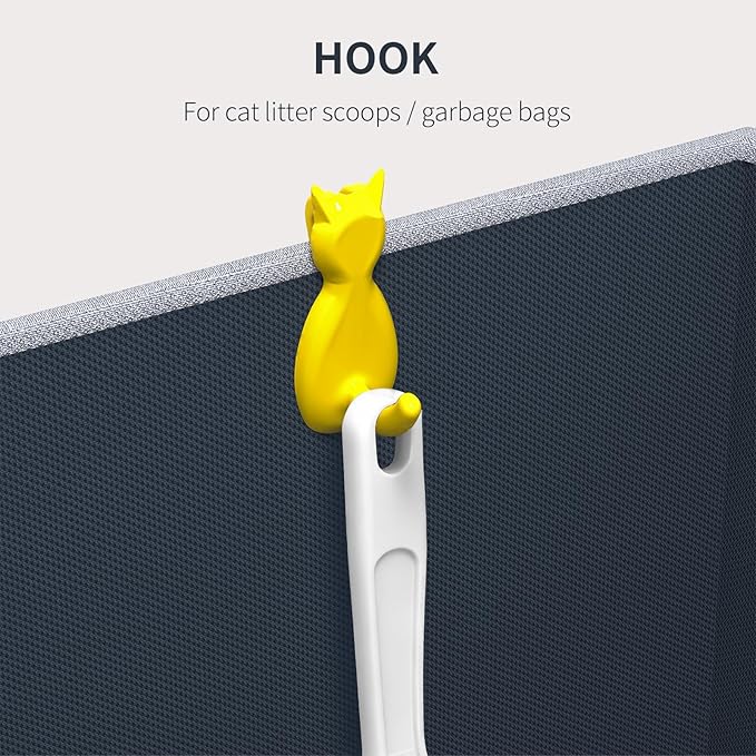 Aokeyee 2PCS Cat Litter Box Enclosure Splash Guard, Gray Waterproof | 27.16x21.65x16.53, Removable PVC Mat with 2 Hooks, Foldable Anti-Leakage Dust Control