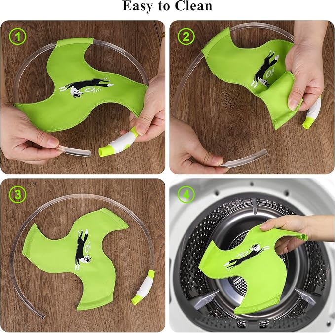 Dog Flying Disc Flyer Dog Toys, Glow in The Dark Nylon Dog Toy with 3 Light Models, Floating Dog Ring Toys for Physical Exercise, Pet Training Throwing Playing