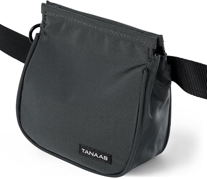 Dog Treat Pouch for Walks & Training, Stylish & Compact Treat Bag | Quick One-Hand Access, 1–1.5 Cup Capacity, Easy-Clean TPU Lining, Magnetic Closure, Rear Pocket for Keys & Essentials