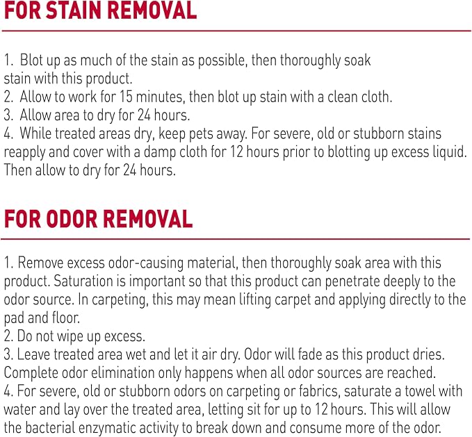 Nature’s Miracle Dog Stain & Odor Remover, Enzymatic Cleaner, 32 oz | Tough on Dog Urine, Feces, Vomit, Drool and Other Organic Stains and Odors, For Multiple Surfaces, Fresh Scent