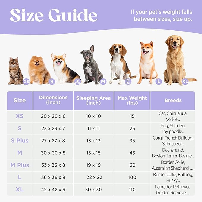 LE SURE Shown on TV Donut Dog Beds for Small Dogs - Calming Cat Sofa as Bed Gift for Indoor Cats with Washable Cover, Round Home Decor Cute Pet Beds with Jacquard Shaggy Plush, 23 Inch, Blue