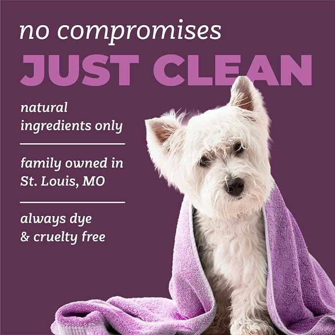 TropiClean Pure Dog Whitening Shampoo, Tear Stain & Odor Remover, 22oz