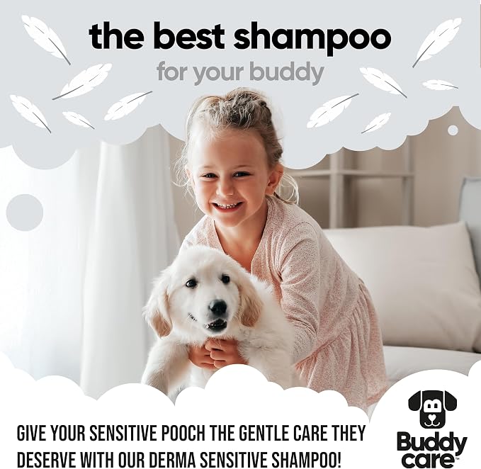 Buddycare Derma Sensitive Dog Shampoo with Aloe Vera and Pro Vitamin B5 (50.72oz)