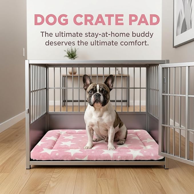 Dog Bed Mat - Reversible Dog Crate Bed Mats, Soft & Breathable Kennel Pad, Durable Crate Bed for Small Medium Large Dogs & Cats