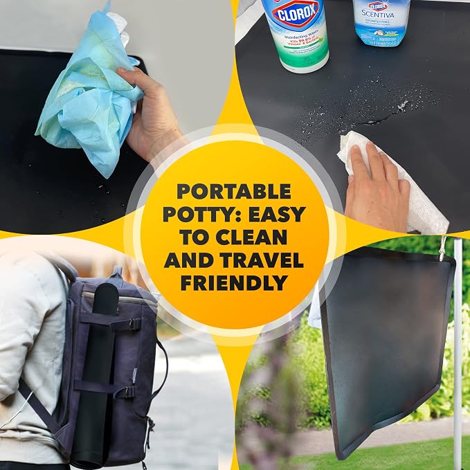 Skywin TidyFriend Dog Pee Pad Holder - Fits Up to 24” x 24” Pee Pad Holder for Dogs - Stable Grip, Soft Edges, Quick Wipe Silicone Surface Dog Pad Holder for Indoor Flooring Protection (Black)