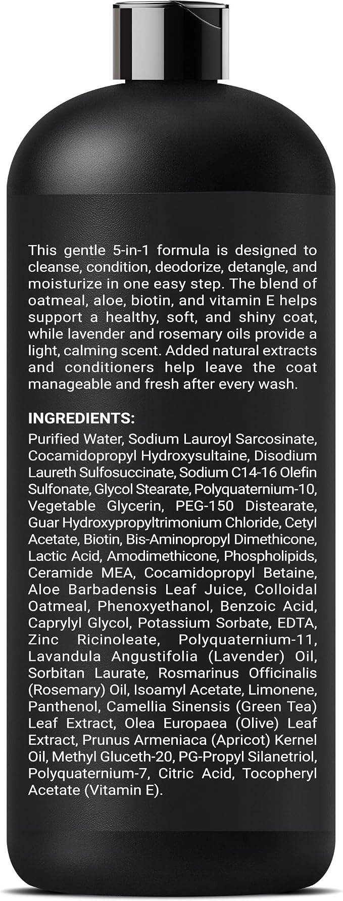 Oatmeal Dog Shampoo and Conditioner for Itchy Skin Relief 16 fl oz | 5-in-1 Puppy Shampoo for Sensitive Skin | Clean, Condition, Deodorize & Detangle | Dog Wash for All Breeds | ALFIE'S CHOICE