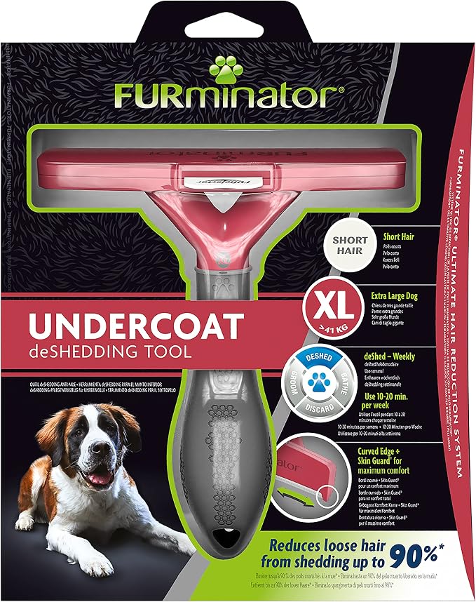 FURminator Undercoat deShedding Tool for Extra Large Short Hair Dogs Over 41 kg
