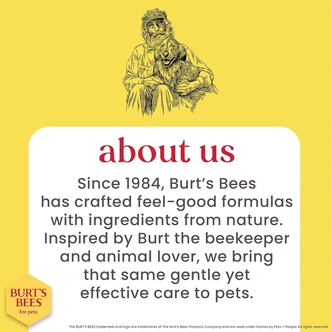 Burts Bees for Pets Itch Soothing Dog Shampoo, Honeysuckle, 16 Fl Oz | Honeysuckle and aloe, pH-balanced formula, 95%+ natural origin, no sulfates or fragrances