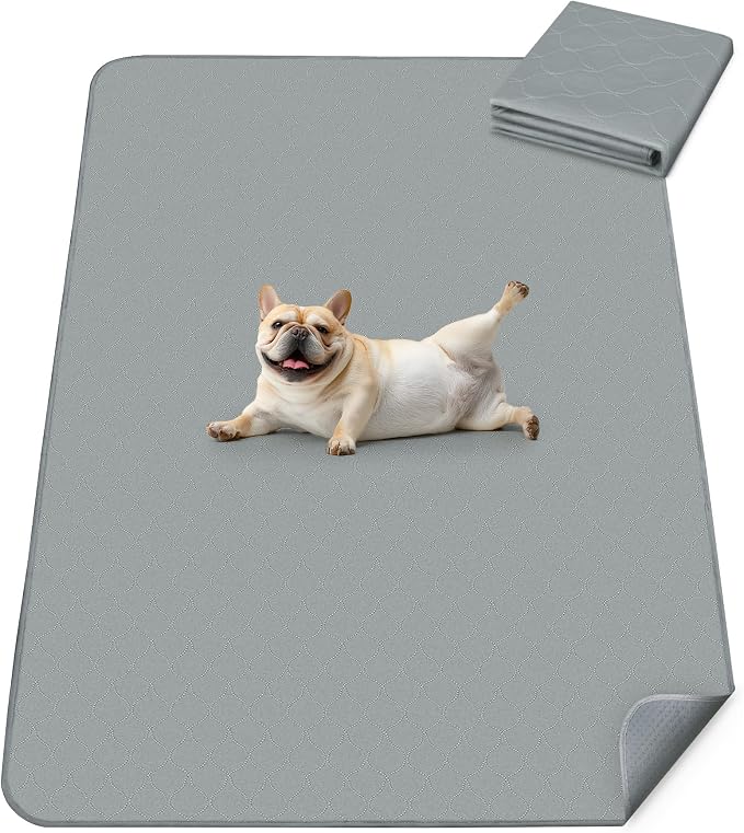 FXW Washable Pee Pads for Dogs, Super Absorbent, 39" x 63", 1 Pack | Machine washable, Non-slip backing, Fits 24"H 6-Panel FXW Rollick/Homeplus Playpens