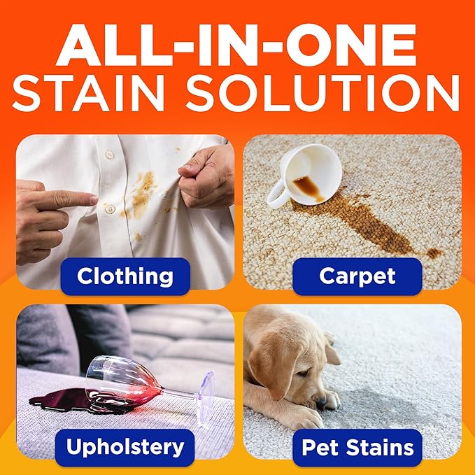 Tide Laundry Stain Remover with Oxi,Rescue Clothes,Upholstery,Carpet and more from Tough Stains,Stain Treater,22 Fl Oz,(Pack of 8)